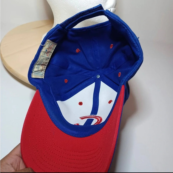 Chicago Cubs Blue Amd Red Adjustable Baseball Hat Genuine Merchandise - Picture 5 of 5